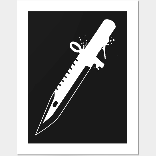 M9 Bayonet Knife CSGO Gaming Wall Art by turbopower